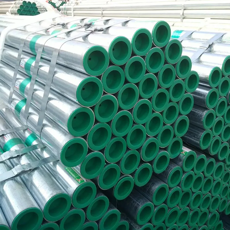 Tubería de acero galvanizado revestida de plástico 3